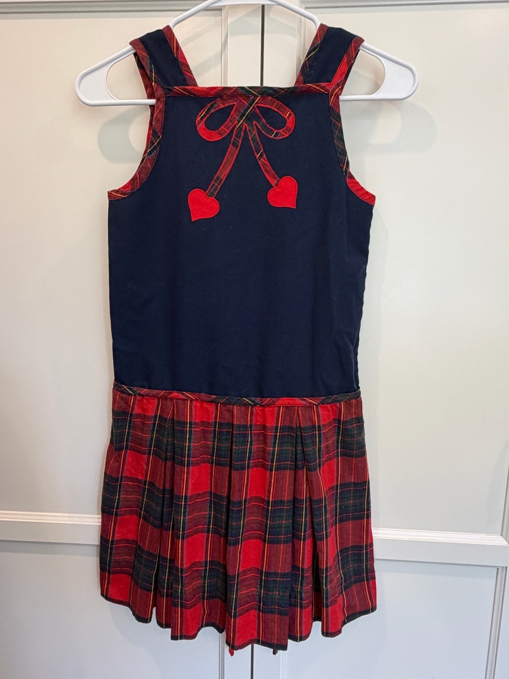 Vintage Florence Eiseman Plaid Drop Waist Dress